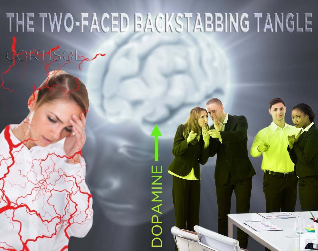 two-faced backstabbing